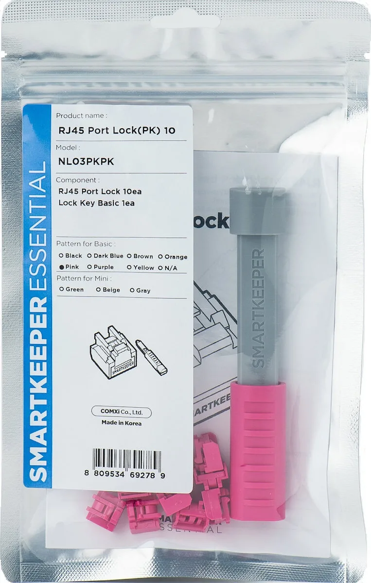 Smartkeeper NL03PKPK RJ45 Port Blocker 1τμχ Smartkeeper NL03PKPK RJ45 Port Blocker 1τμχ - Image 1