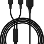 Smrter Hydra DUO Regular USB to Type-C Cable 2.4A Μαύρο 1.2m