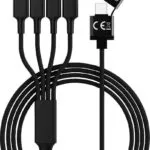 Smrter Hydra Elite 6-in-1 Braided USB to Cable Μαύρο (6-in-1)