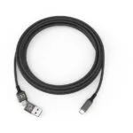 Smrter USB 2.0 Cable USB-C male - USB-A / USB-C 60W Μαύρο 1m