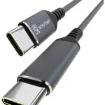 Smrter USB 2.0 Cable USB-C male - USB-C 100W PD Γκρι 0.4m Smrter_SPEEDY100_S_AT