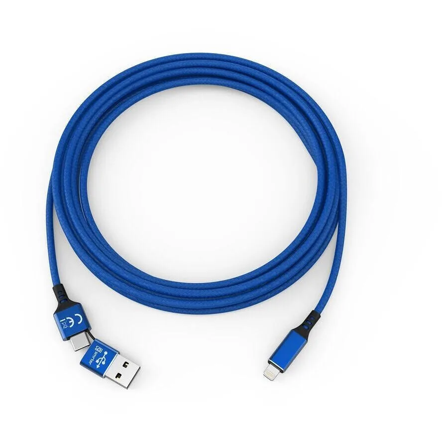 Smrter USB-A to Lightning Cable Μπλε 1m Smrter USB-A to Lightning Cable Μπλε 1m - Image 1