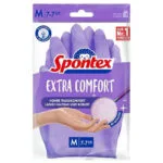 Spontex Ζεύγος Γαντιών Καθαριότητας Latex Medium