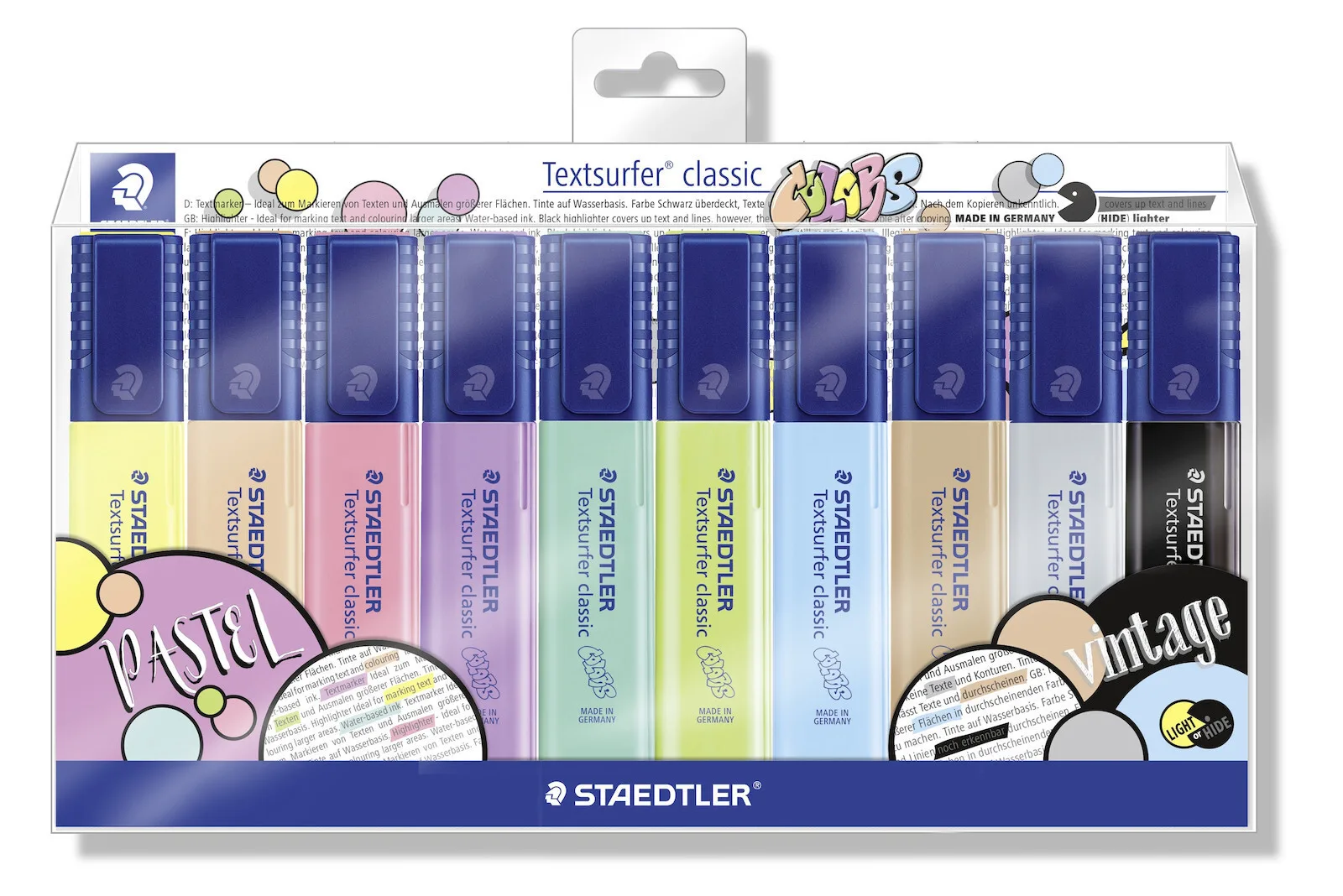 Staedtler 364 Μαρκαδόρος Υπογράμμισης Classic Colors CWP10 Staedtler 364 Μαρκαδόρος Υπογράμμισης Classic Colors CWP10 - Image 1