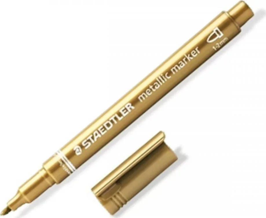 Staedtler 8323 Μαρκαδόρος Σχεδίου Χρυσός 2mm 8323/11 Staedtler 8323 Μαρκαδόρος Σχεδίου Χρυσός 2mm 8323/11 - Image 1