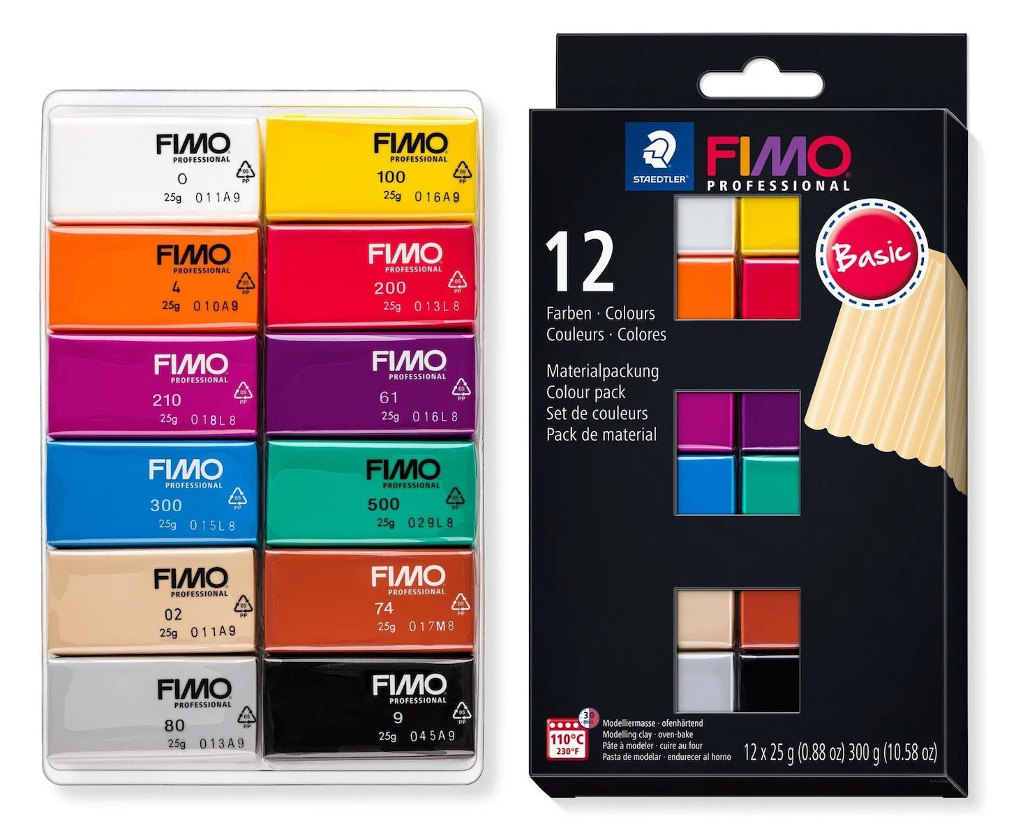 Staedtler Basic Πηλός Σετ 25gr ST-8043-C12-1-53485 Staedtler Basic Πηλός Σετ 25gr ST-8043-C12-1-53485 - Image 1
