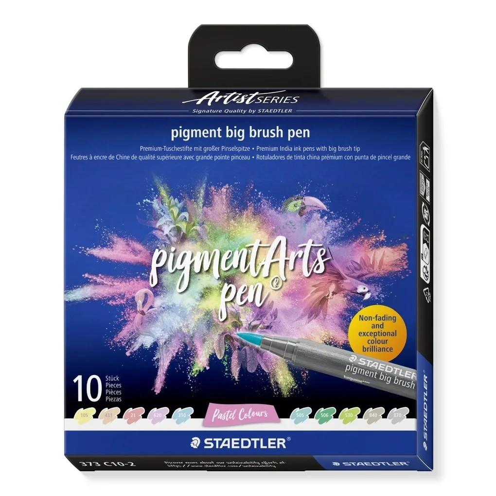 Staedtler Brush Μαρκαδόροι Ζωγραφικής Σετ 10 χρώματα Staedtler Brush Μαρκαδόροι Ζωγραφικής Σετ 10 χρώματα - Image 1