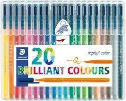 Staedtler Ακρυλικοί Μαρκαδόροι Triplus 20 Colors 1.0mm 1mm Σετ 20 χρώματα 2-130561 Staedtler Ακρυλικοί Μαρκαδόροι Triplus 20 Colors 1.0mm 1mm Σετ 20 χρώματα 2-130561 - Image 1