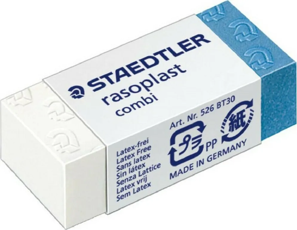Staedtler Γόμα για Μολύβι και Στυλό Combi Bt30 240370 Λευκή Staedtler Γόμα για Μολύβι και Στυλό Combi Bt30 240370 Λευκή - Image 1