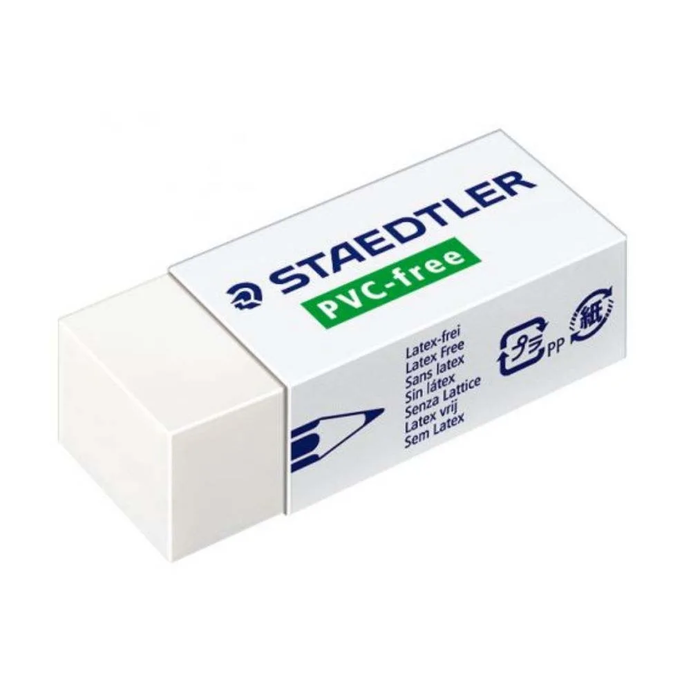 Staedtler Γόμα για Μολύβι Pvc Free STD525B30 Λευκή Staedtler Γόμα για Μολύβι Pvc Free STD525B30 Λευκή - Image 1