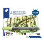 Staedtler Μαρκαδόροι Ζωγραφικής Λεπτοί Σετ 12 χρώματα