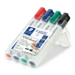 Staedtler Μαρκαδόροι Πίνακα 2mm Σετ 4 χρώματα WP4-28934