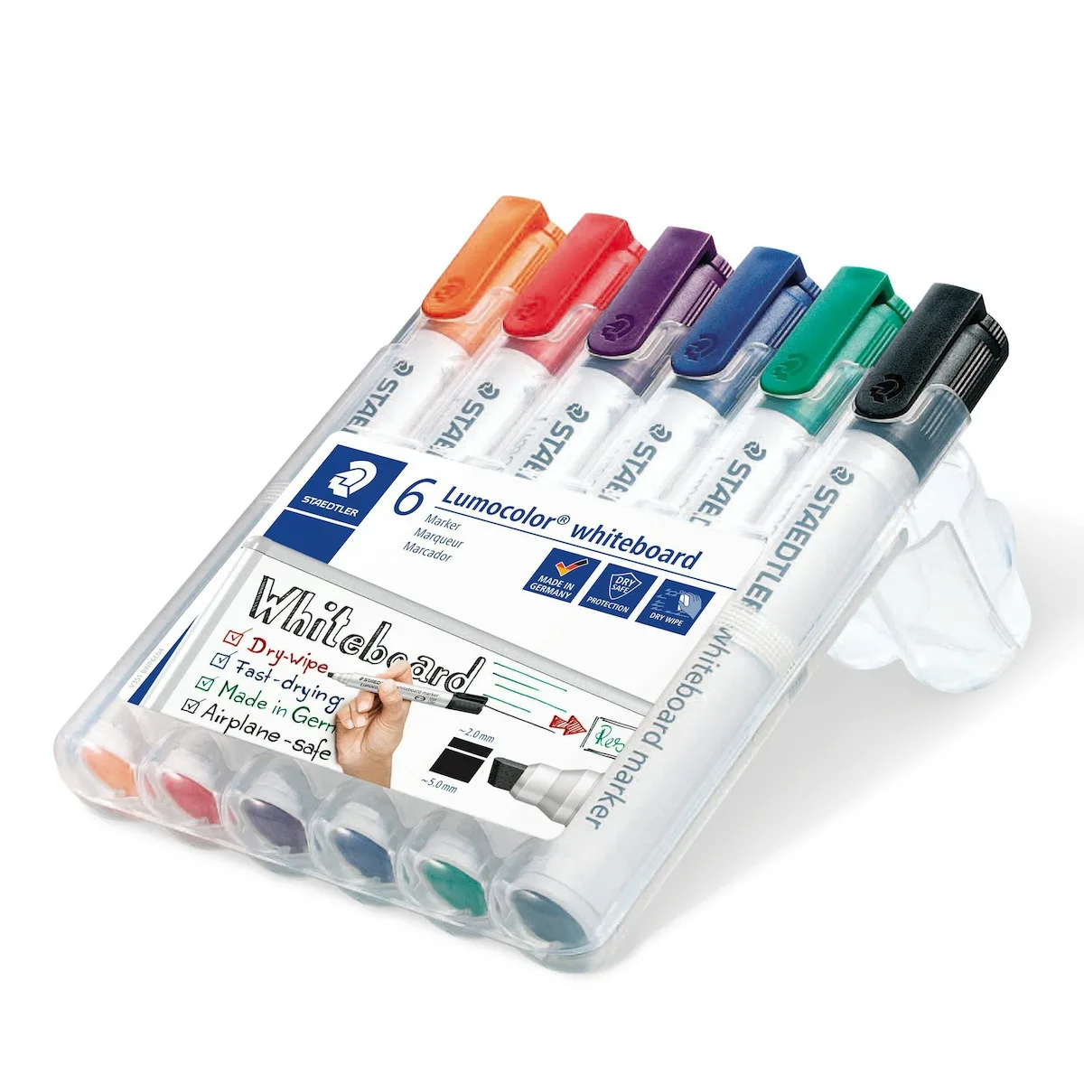 Staedtler Μαρκαδόροι Πίνακα 6mm Σετ 6 χρώματα WP6-14326 Staedtler Μαρκαδόροι Πίνακα 6mm Σετ 6 χρώματα WP6-14326 - Image 1