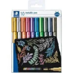 Staedtler Μαρκαδόροι Σχεδίου 2mm Σετ 10 χρώματα (Διάφορα Χρώματα)