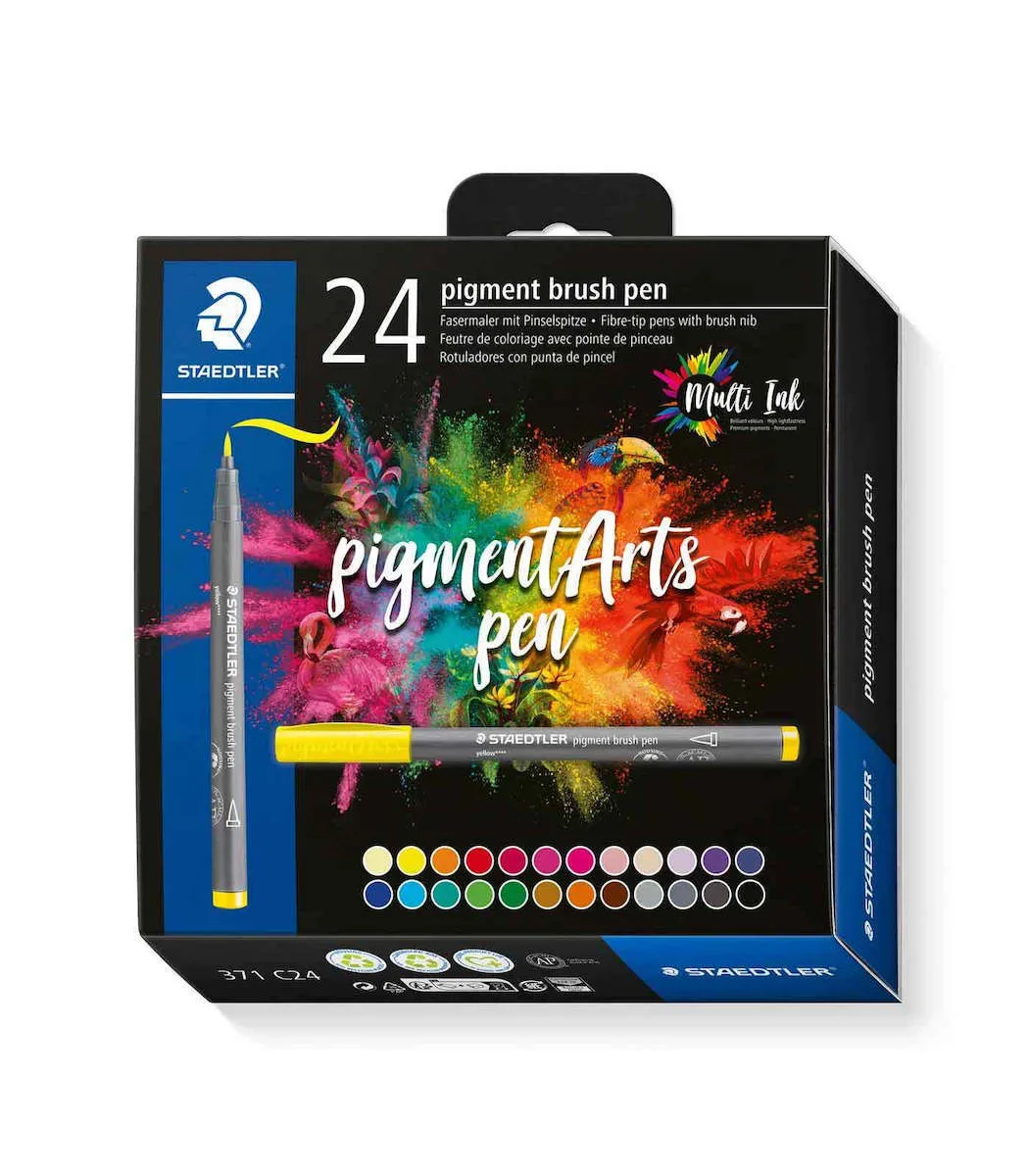 Staedtler Μαρκαδόροι Σχεδίου Σετ 24 χρώματα 12-371C24 Staedtler Μαρκαδόροι Σχεδίου Σετ 24 χρώματα 12-371C24 - Image 1