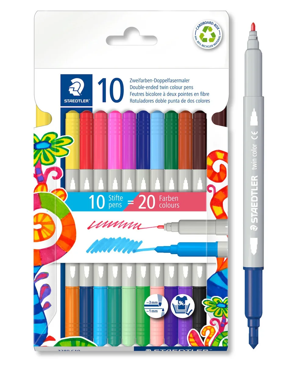 Staedtler Μαρκαδόροι Υπογράμμισης 1mm Σετ 10 χρώματα 3280 C10 Staedtler Μαρκαδόροι Υπογράμμισης 1mm Σετ 10 χρώματα 3280 C10 - Image 1