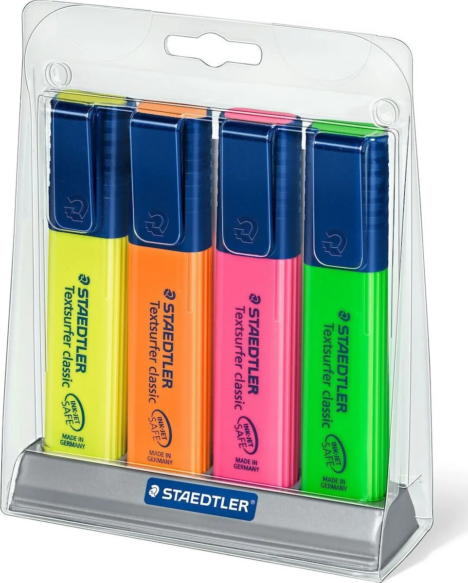 Staedtler Μαρκαδόροι Υπογράμμισης Πράσινοι Σετ 4τμχ 364-5 Staedtler Μαρκαδόροι Υπογράμμισης Πράσινοι Σετ 4τμχ 364-5 - Image 1