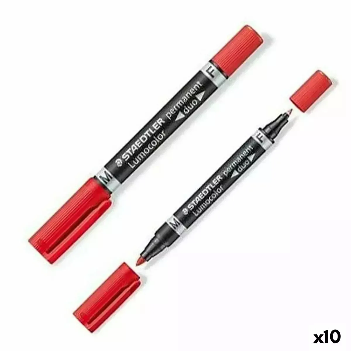 Staedtler Μαρκαδόροι Red 0.6mm Σετ 10τμχ Staedtler Μαρκαδόροι Red 0.6mm Σετ 10τμχ - Image 1