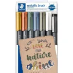 Staedtler Μεταλλικά Χρώματα 8321 Μαρκαδόροι Σχεδίου 0.2mm Σετ 7 χρώματα 12-8321-TB7