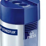 Staedtler Πλαστική Διπλή Ξύστρα Μπλε Βαρελάκι 10τμχ 131512002
