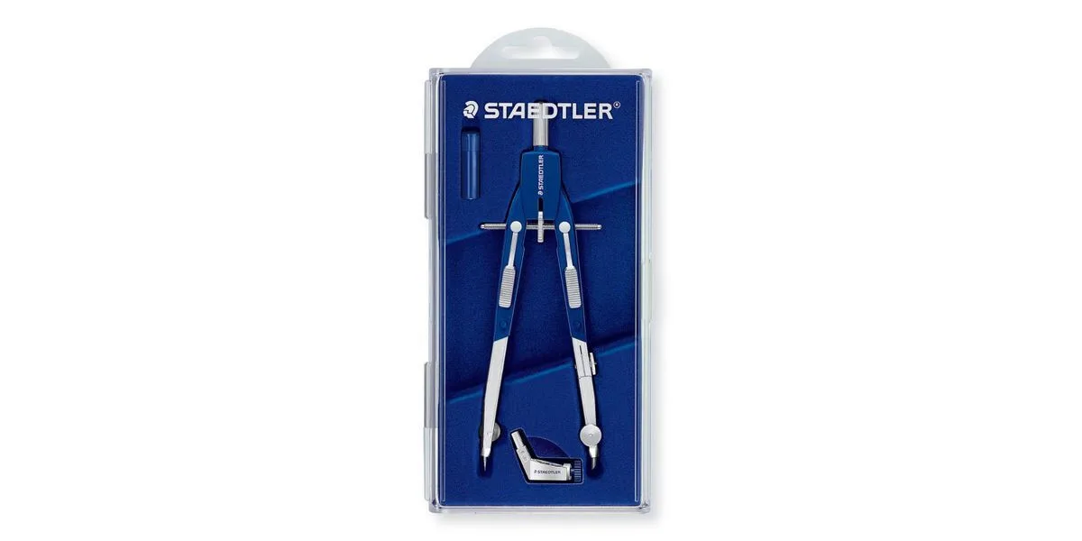 Staedtler Πλαστικός Διαβήτης με Μύτη σε Κουτί Ασημί Staedtler Πλαστικός Διαβήτης με Μύτη σε Κουτί Ασημί - Image 1