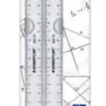 Staedtler Σετ 2 Γεωμετρικά Όργανα Πλαστικά Διάφανα