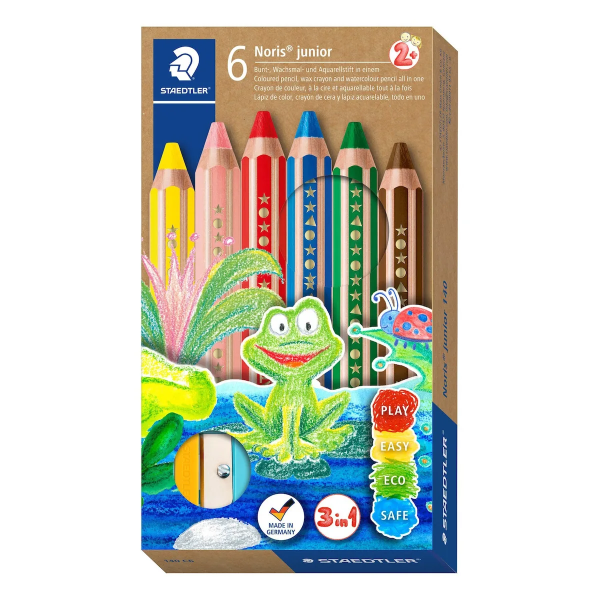 Staedtler Σετ Κηρομπογιές με 6 Χρώματα Staedtler Σετ Κηρομπογιές με 6 Χρώματα - Image 1
