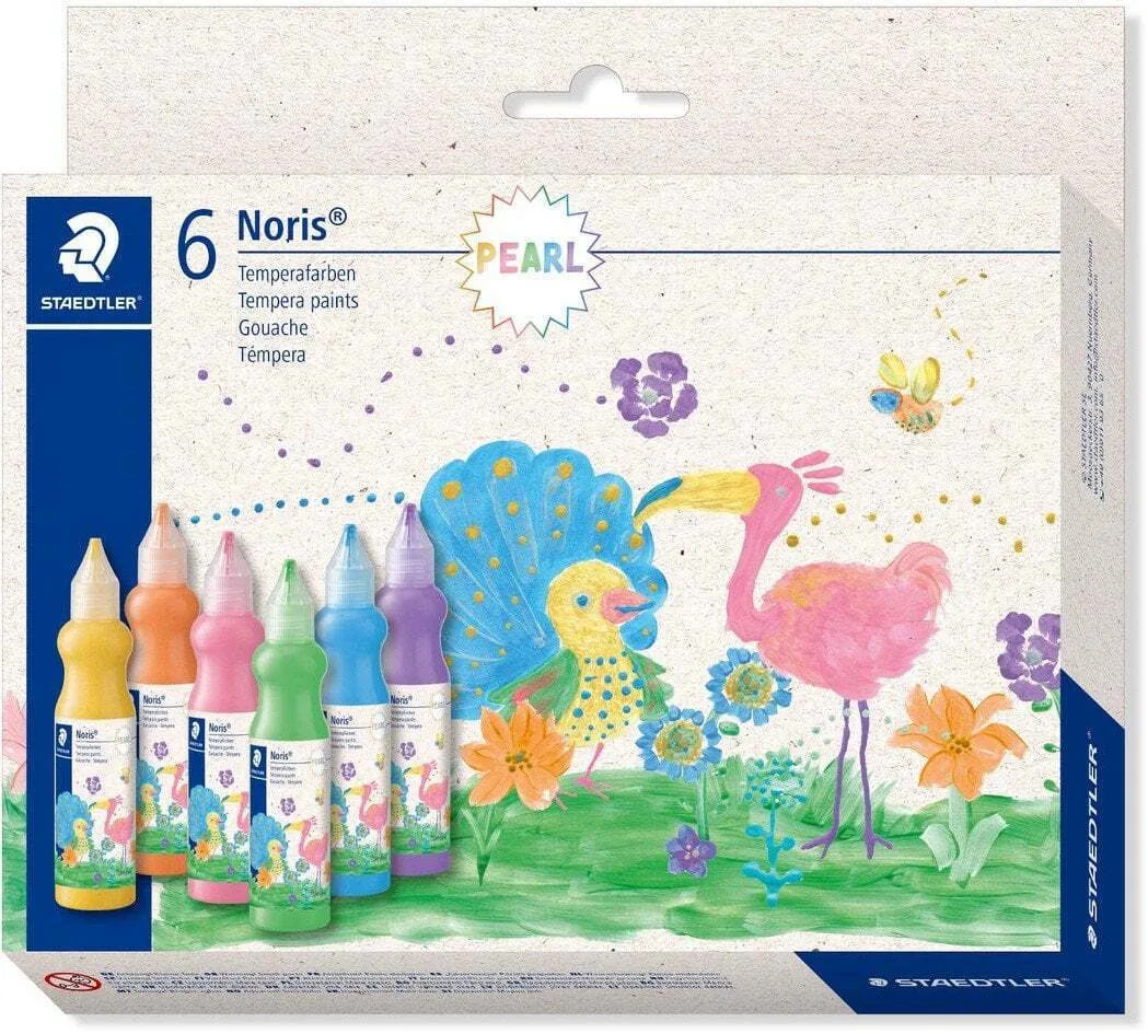 Staedtler Τέμπερες Ζωγραφικής Πολύχρωμες 6τμχ Staedtler Τέμπερες Ζωγραφικής Πολύχρωμες 6τμχ - Image 1