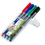 Staedtler Color Ανεξίτηλοι Μαρκαδόροι F Lumocolor Σετ 4τμχ ST-S-318-WP4-10809