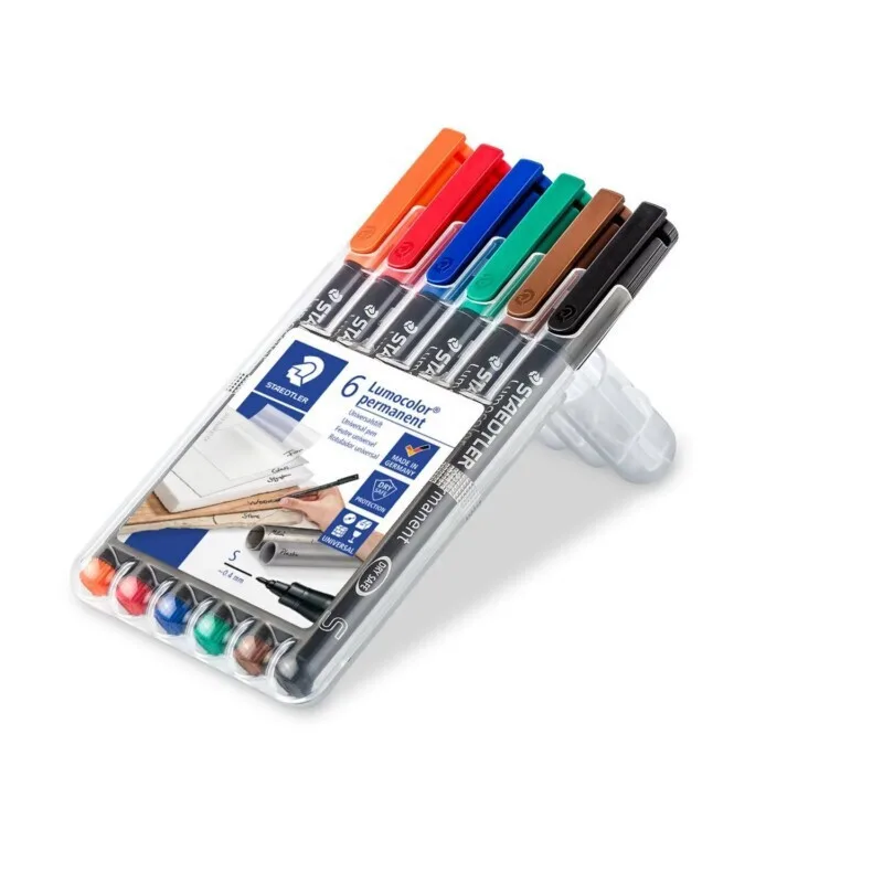 Staedtler Color Ανεξίτηλοι Μαρκαδόροι S Lumocolor Σετ 313τμχ ST-S-313-WP6-08493 Staedtler Color Ανεξίτηλοι Μαρκαδόροι S Lumocolor Σετ 313τμχ ST-S-313-WP6-08493 - Image 1