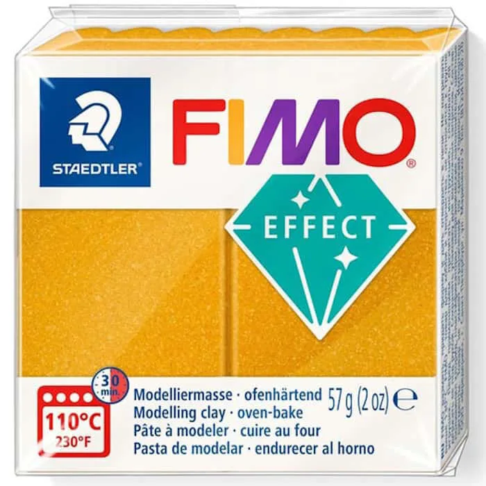 Staedtler Effect Metallic Πολυμερικός Πηλός 57gr Metallic Gold 8010-11 Staedtler Effect Metallic Πολυμερικός Πηλός 57gr Metallic Gold 8010-11 - Image 1