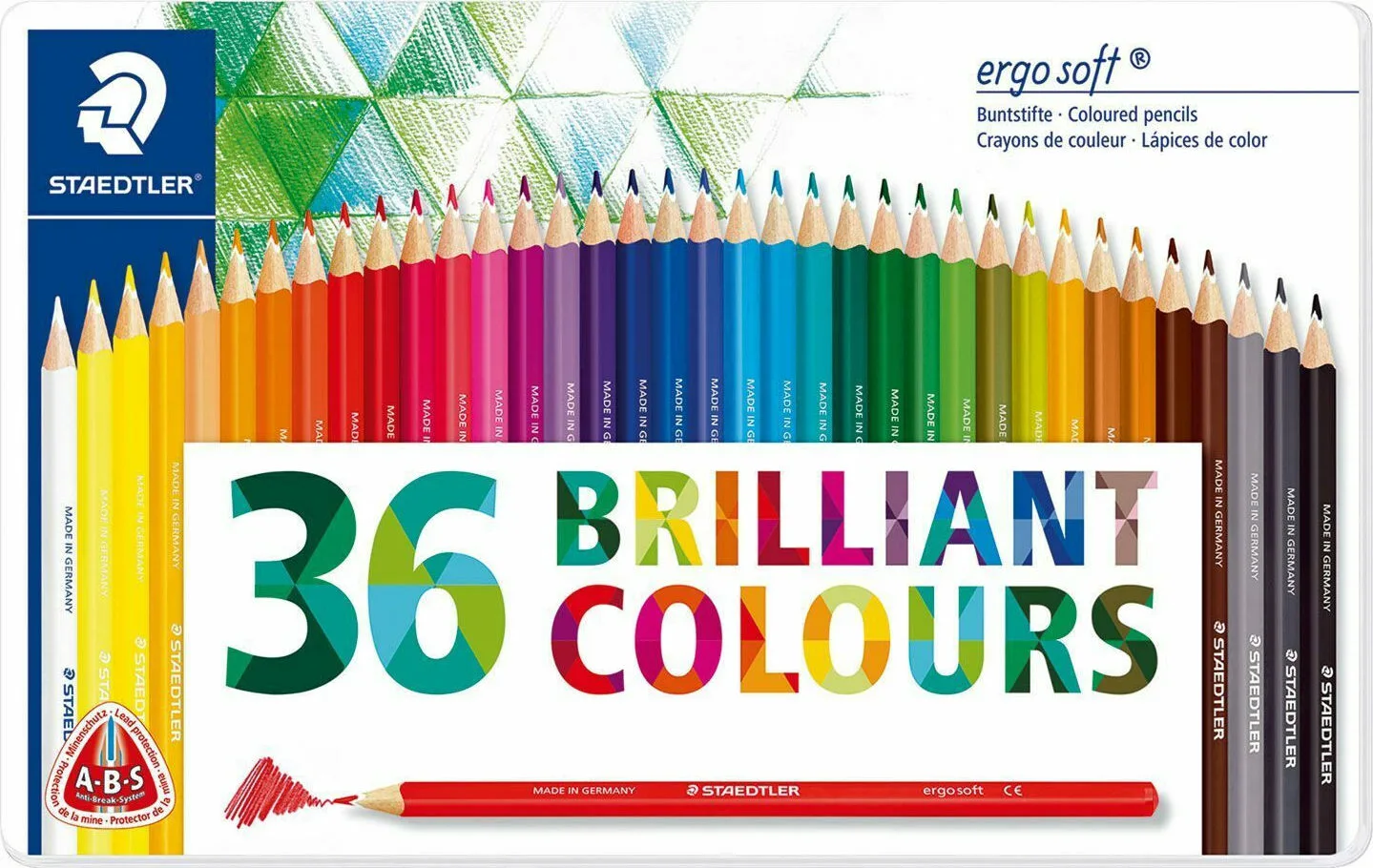Staedtler Ergosoft Ξυλομπογιές Σετ 36 χρώματα 1096952 Staedtler Ergosoft Ξυλομπογιές Σετ 36 χρώματα 1096952 - Image 1