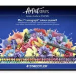 Staedtler Farbstift Aqua Mars 120st 100% Pefc Σετ 120 Υδατοδιαλυτά Μολύβια Χρωμάτων Staedtler Mars Lumograph Aquarell