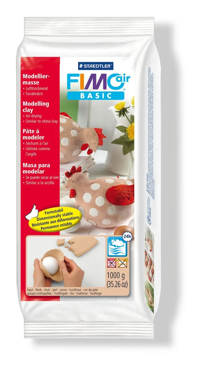 Staedtler Fimo Air Basic Πηλός Καφέ 1000gr 8101-76 Staedtler Fimo Air Basic Πηλός Καφέ 1000gr 8101-76 - Image 1