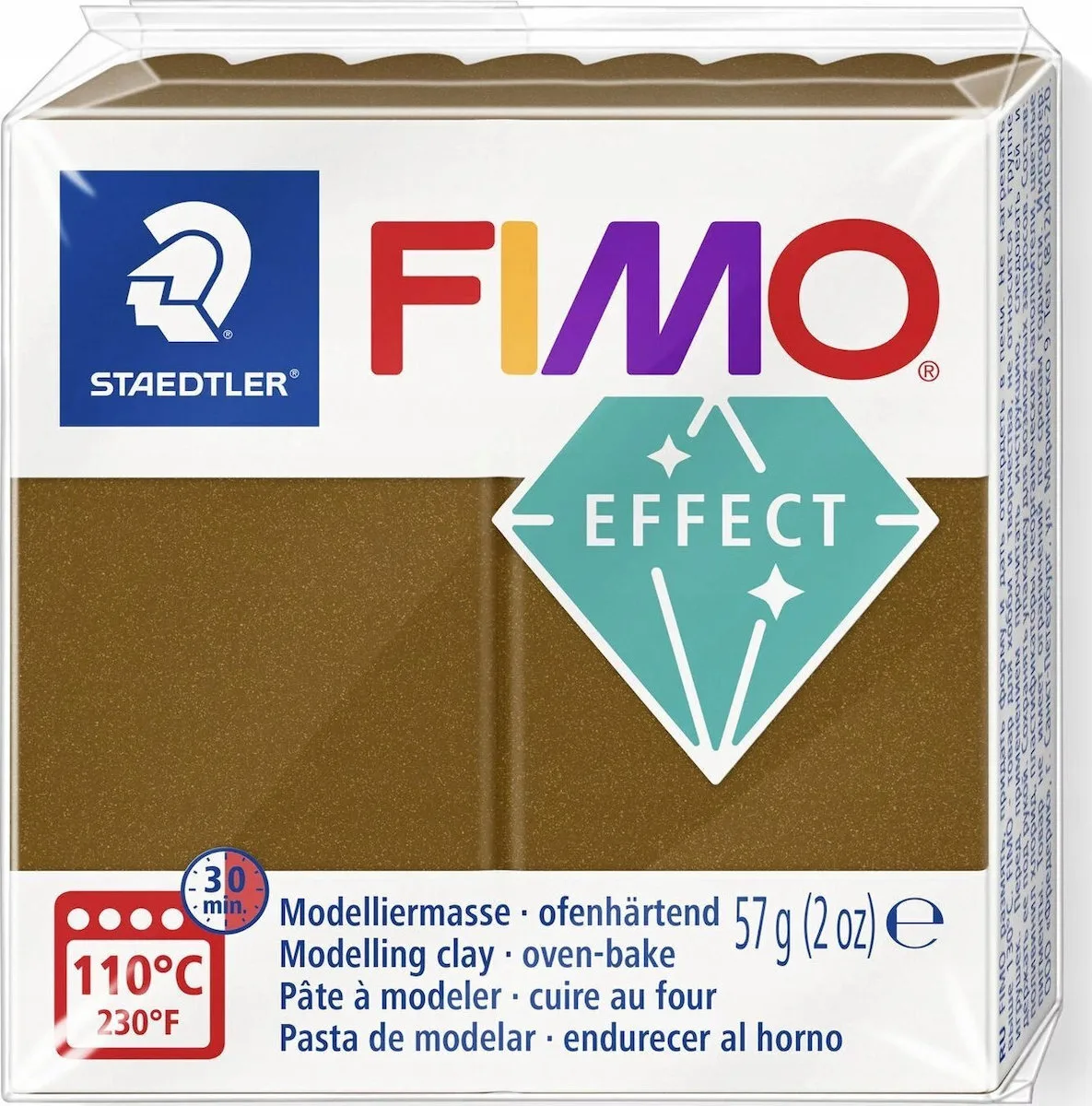 Staedtler Fimo-effect Πολυμερικός Πηλός 57gr 71 Antique Bronze 8020-71 Staedtler Fimo-effect Πολυμερικός Πηλός 57gr 71 Antique Bronze 8020-71 - Image 1