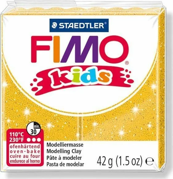 Staedtler Fimo Kids Παιδικός Πολυμερικός Πηλός Κίτρινος 42gr 8030-112 Staedtler Fimo Kids Παιδικός Πολυμερικός Πηλός Κίτρινος 42gr 8030-112 - Image 1