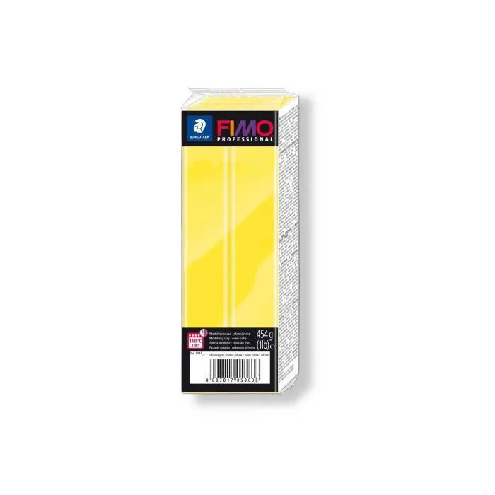 Staedtler Fimo Professional Πολυμερικός Πηλός Κίτρινος 454gr 8041-1 Staedtler Fimo Professional Πολυμερικός Πηλός Κίτρινος 454gr 8041-1 - Image 1