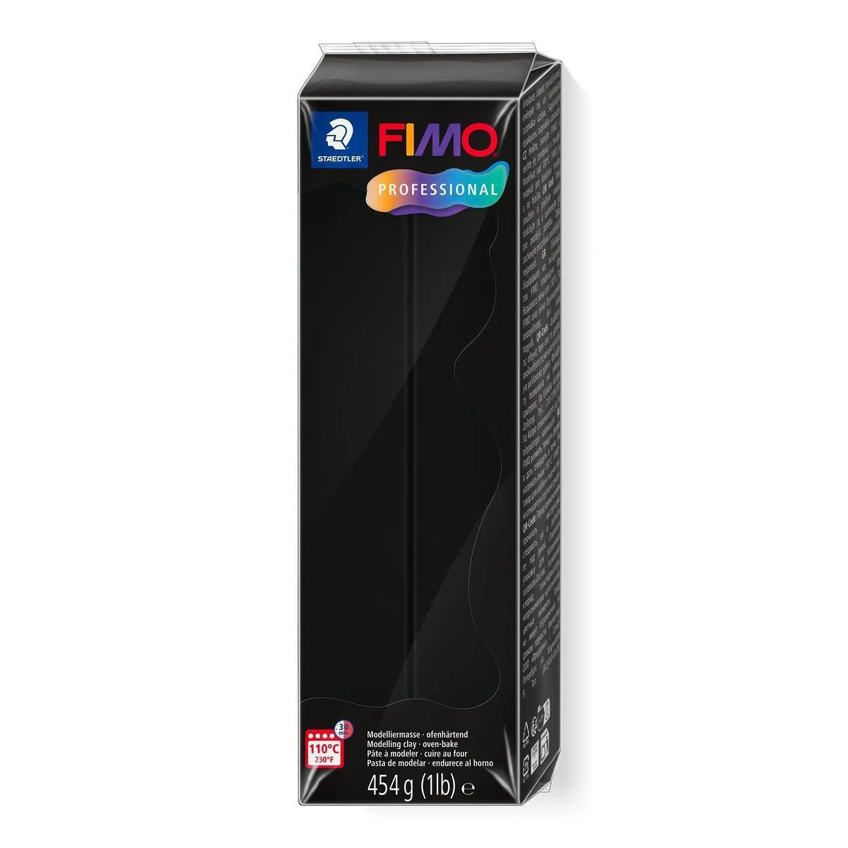 Staedtler Fimo Professional Πολυμερικός Πηλός Μαύρος 454gr 8041-9 Staedtler Fimo Professional Πολυμερικός Πηλός Μαύρος 454gr 8041-9 - Image 1