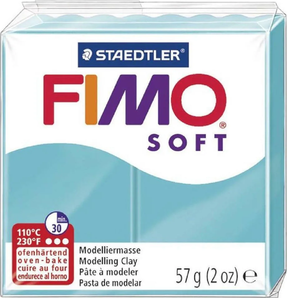 Staedtler Fimo Soft Πολυμερικός Πηλός Γαλάζιος 57gr 8020-39 Staedtler Fimo Soft Πολυμερικός Πηλός Γαλάζιος 57gr 8020-39 - Image 1