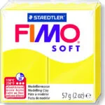 Staedtler Fimo Soft Πολυμερικός Πηλός Κίτρινος 57gr 8020-10