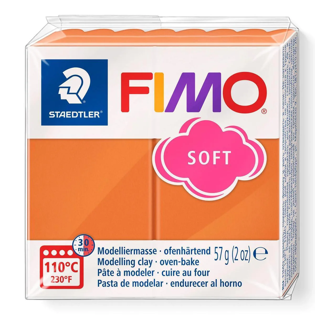 Staedtler Fimo Soft Πολυμερικός Πηλός Καφέ 57gr 8020-76 Staedtler Fimo Soft Πολυμερικός Πηλός Καφέ 57gr 8020-76 - Image 1