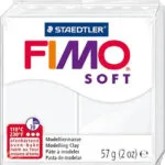 Staedtler Fimo Soft Πολυμερικός Πηλός Λευκός 57gr 8020-0