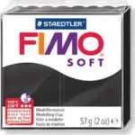 Staedtler Fimo Soft Πολυμερικός Πηλός Μαύρος 57gr 8020-9