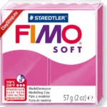 Staedtler Fimo Soft Πολυμερικός Πηλός Φούξια 57gr 8020-22