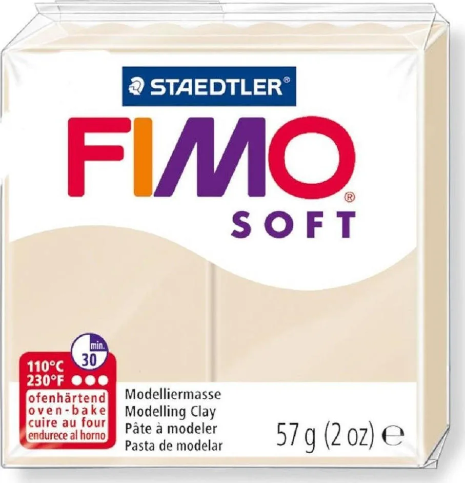 Staedtler Fimo Soft Sahara Πολυμερικός Πηλός 57gr Staedtler Fimo Soft Sahara Πολυμερικός Πηλός 57gr - Image 1