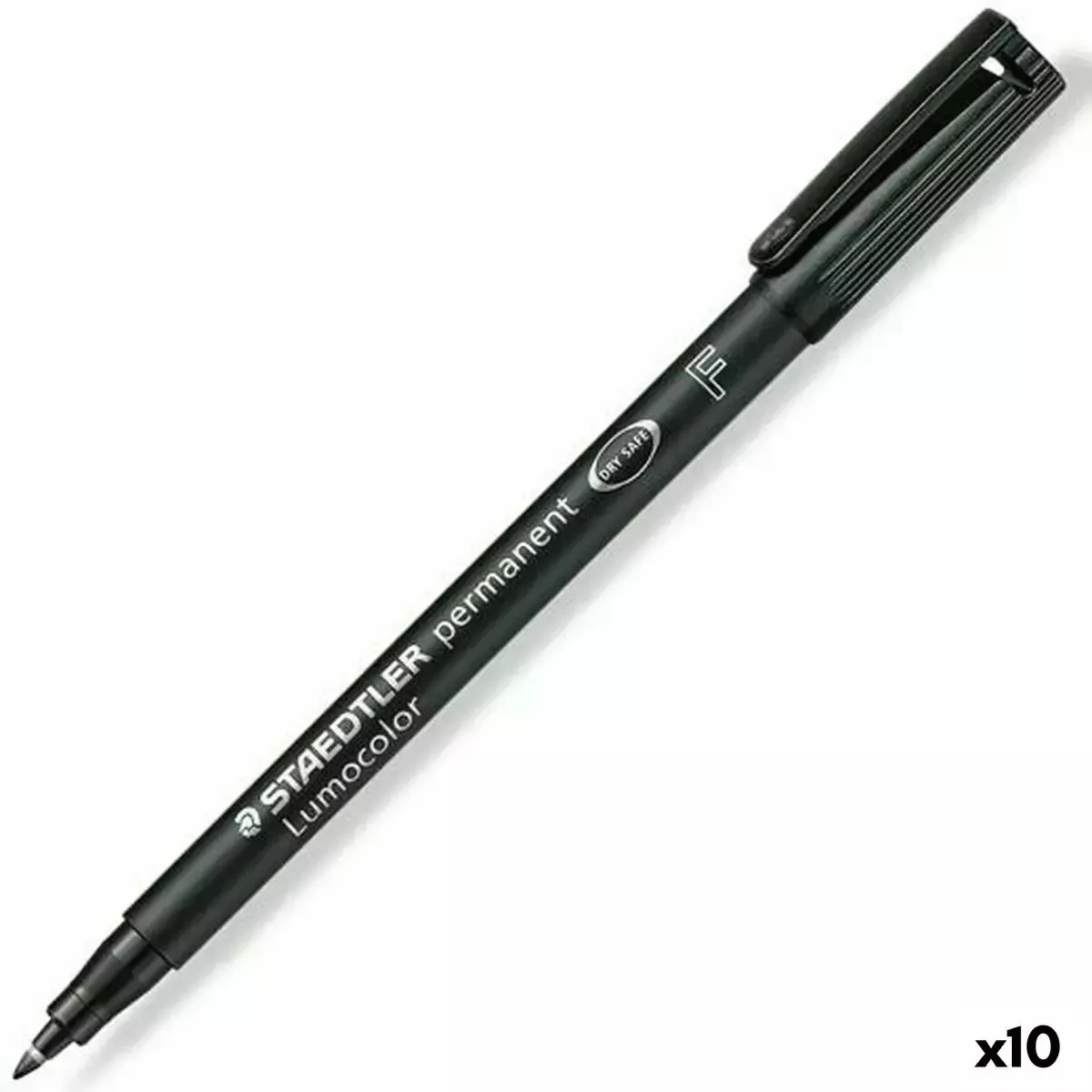 Staedtler Lumocolor Ανεξίτηλοι Μαρκαδόροι Black 0.6mm Σετ 10τμχ 318-9 Staedtler Lumocolor Ανεξίτηλοι Μαρκαδόροι Black 0.6mm Σετ 10τμχ 318-9 - Image 1