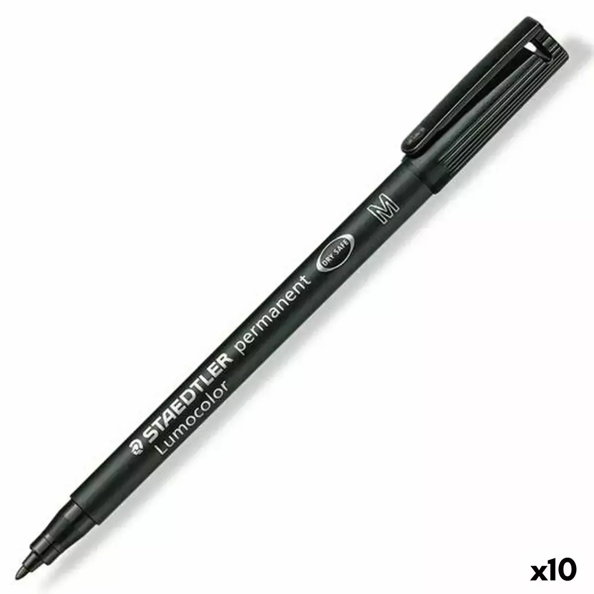 Staedtler Lumocolor Ανεξίτηλοι Μαρκαδόροι Black 1mm Σετ 10τμχ 317-9 Staedtler Lumocolor Ανεξίτηλοι Μαρκαδόροι Black 1mm Σετ 10τμχ 317-9 - Image 1