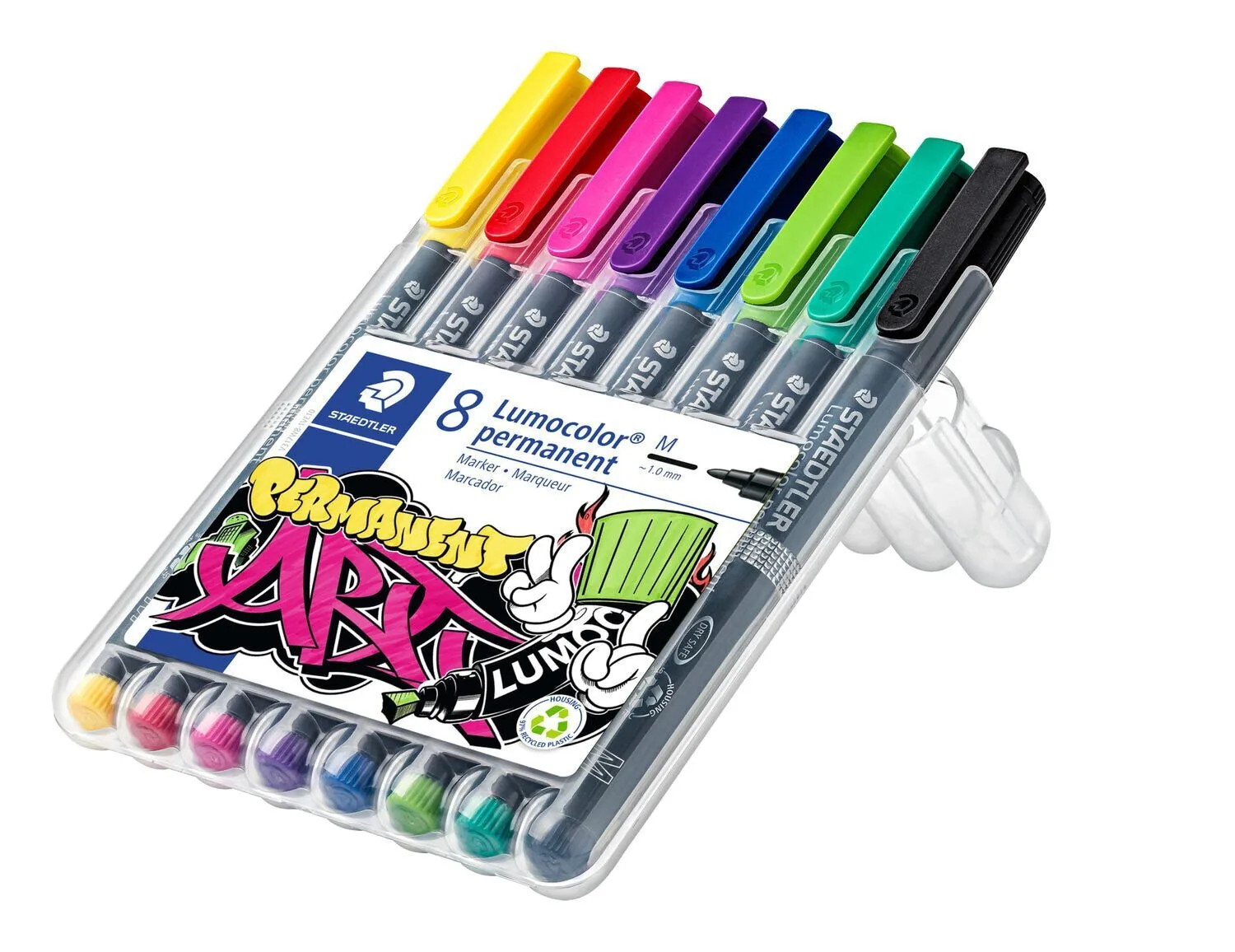 Staedtler Lumocolor Ανεξίτηλος Μαρκαδόρος Ανεξίτηλοι Μαρκαδόροι F 318 WP8 318.WP8 Staedtler Lumocolor Ανεξίτηλος Μαρκαδόρος Ανεξίτηλοι Μαρκαδόροι F 318 WP8 318.WP8 - Image 1