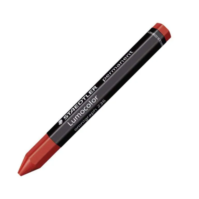 Staedtler Lumocolor Κηρομπογιά Κόκκινη 236-2 Staedtler Lumocolor Κηρομπογιά Κόκκινη 236-2 - Image 1
