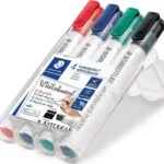 Staedtler Lumocolor Μαρκαδόροι Πίνακα Whiteboardmarker 0.6mm Σετ 4τμχ